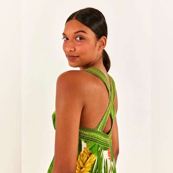 FARM RIO Fresh Forest Scarf Mini Dress - Picture 4 of 10